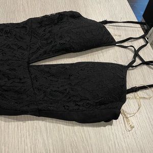 Beautiful black fitted midi dress